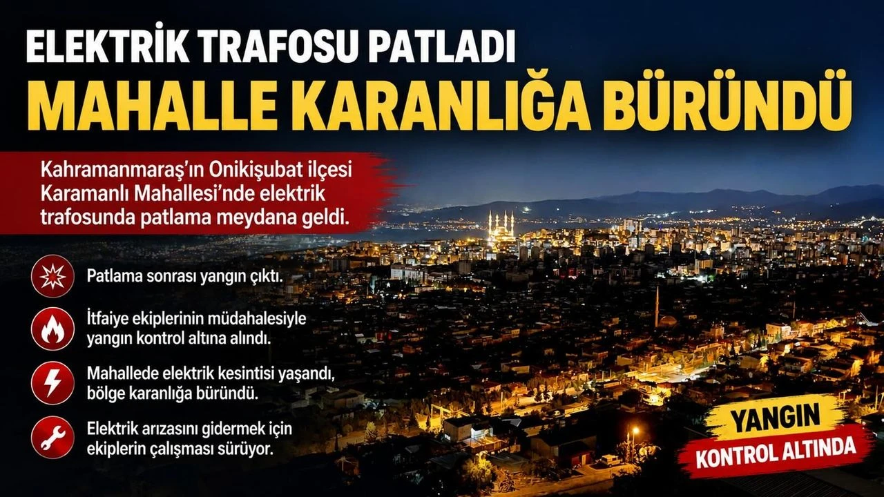 KARAMANLI ELEKTRİKSİZ KALDI