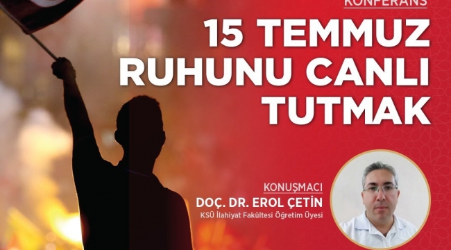  KSÜ'de Anlamlı Konferans!
