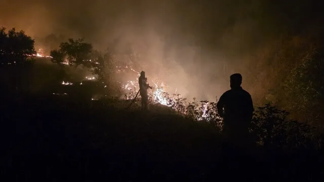 Orman Yangınında Omuz Omuza Mücadele! Adıyaman'dan Kahramanmaraş'a Teşekkür