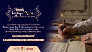 Pusula Maraş'tan Gençlere Geleneksel Sanat Atölyesi