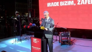 VALİ MÜKERREM ÜNLÜER: "15 TEMMUZ, MİLLÎ İRADENİN ZAFERİDİR"