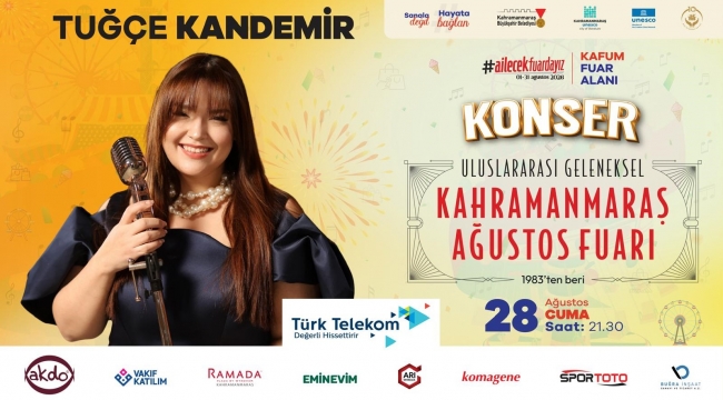 Ağustos Fuarı'nda Sahne Sırası Tuğçe Kandemir'in