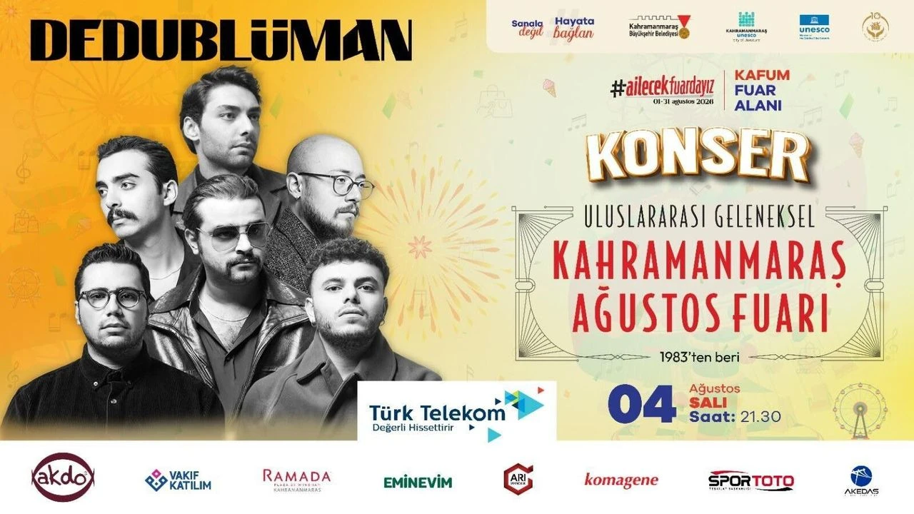 Dedublüman KAFUM'da Müzik Ziyafeti Yaşatacak