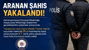 Kahramanmaraş'ta Aranan Şahıs Yakalandı