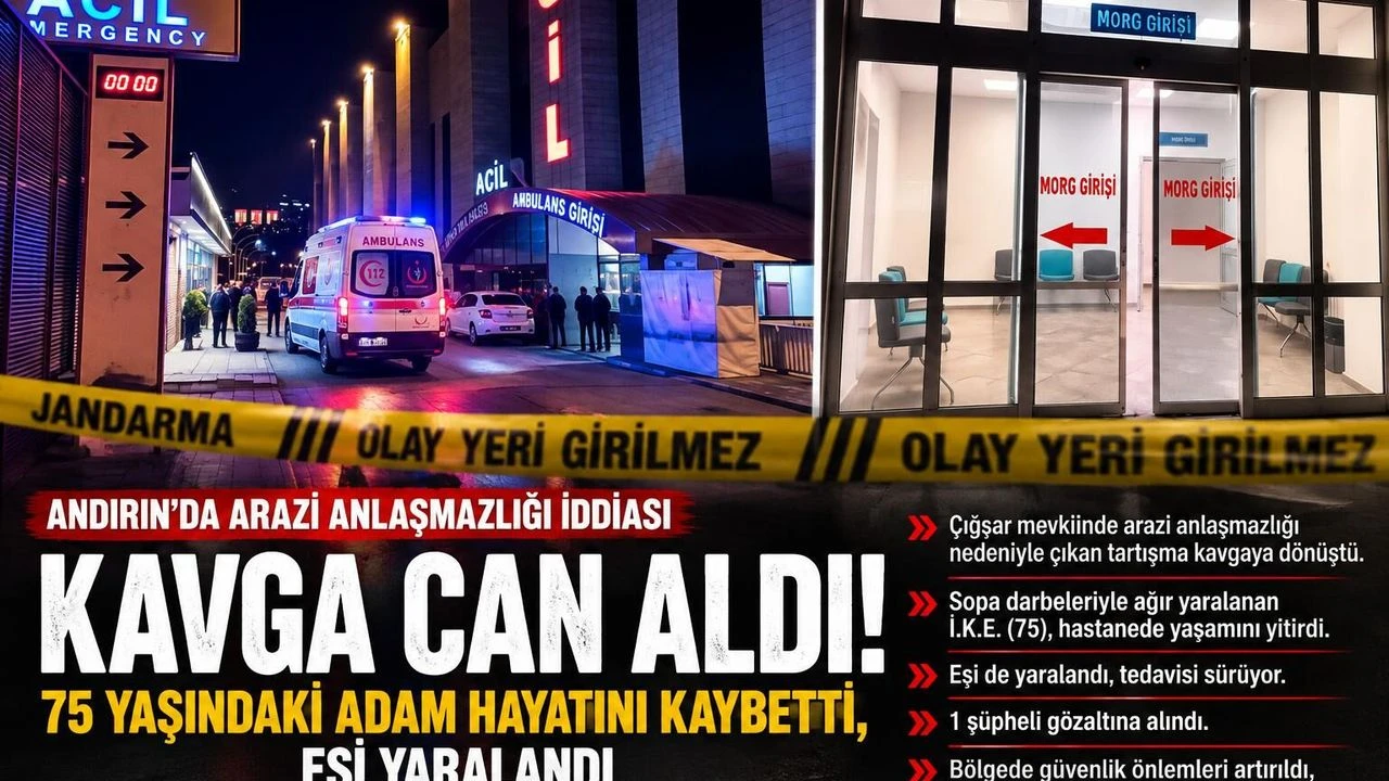 Kahramanmaraş'ta Arazi Anlaşmazlığı İddiası Kanlı Bitti: 75 Yaşındaki Adam Hayatını Kaybetti