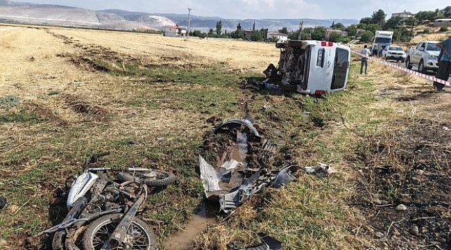 Kahramanmaraş'taki kazada 1 Kişi Hayatını Kaybetti, 1 Kişi Ağır Yaralı!
