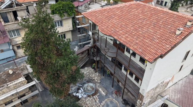 Tescilli Kocabaş Konağı'nda Restorasyon Süreci Sürüyor!