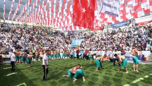 30. Geleneksel Bertiz Boyalı Şalvar Güreşlerine yoğun ilgi!