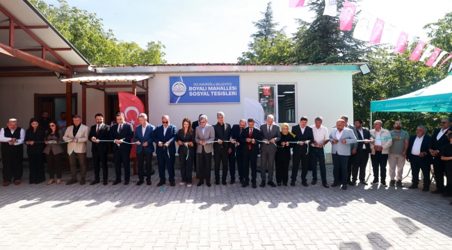 Bertiz'e Yeni Sosyal Alan: Boyalı Sosyal Tesisleri Hizmete Açıldı