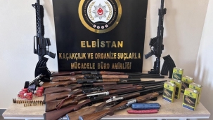 Elbistan'da İki Ayrı Operasyon: Uyuşturucu, Silah ve Patlayıcı Ele Geçirildi